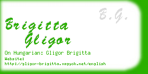 brigitta gligor business card